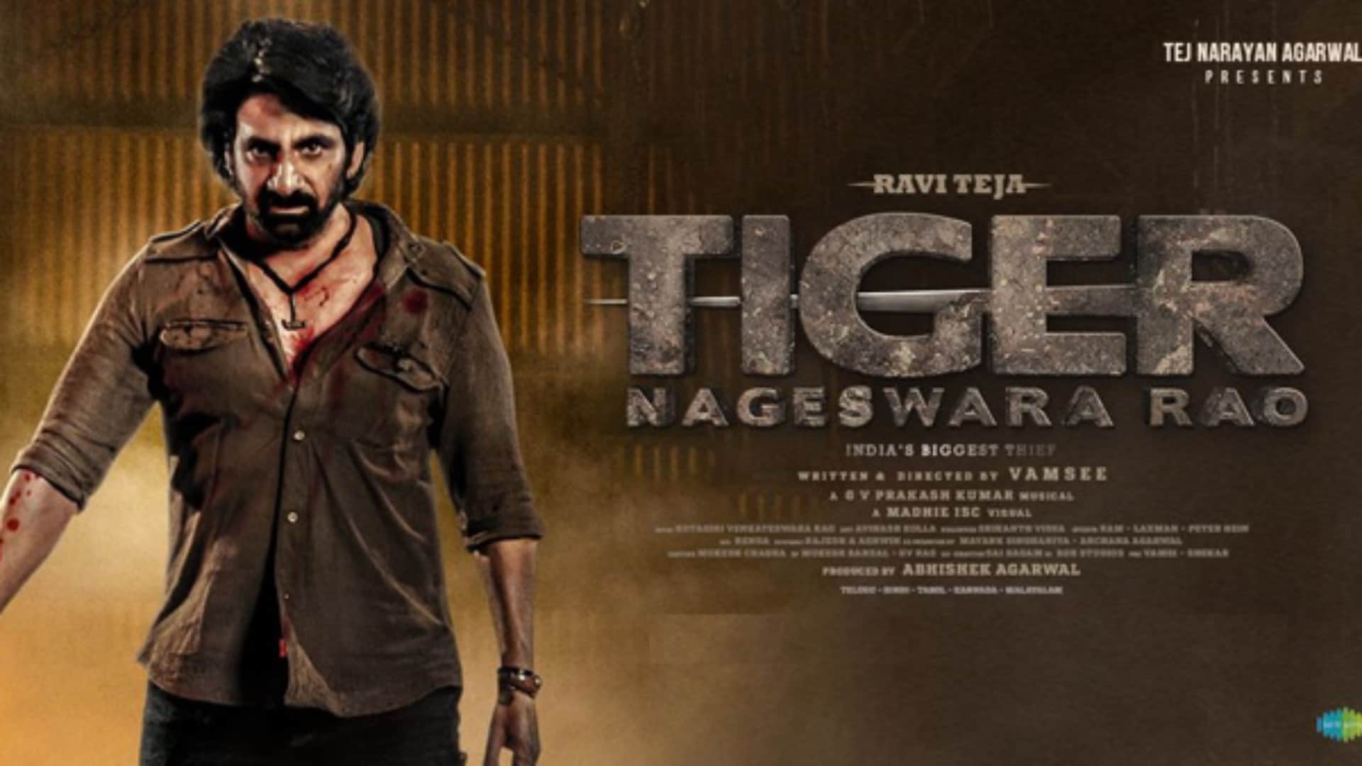 Tiger Nageswara Rao Released On OTT prime video from 17 November Ravi Teja says Vamsee Directorial Challenging