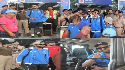 क्रिकेट विश्व कप: सात साल बाद धर्मशाला में भिड़ेंगे भारत-न्यूजीलैंड, टीम इंडिया के खिलाड़ी पहुंचे Cricket World Cup: India vs New Zealand will clash in Dharamshala after seven years, Team India players arrive