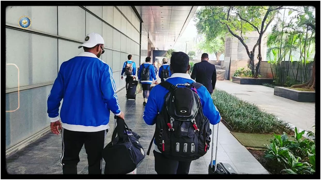 Indian team Reached Dharamshala for IND vs NZ ODI WC 2023 Match players had fun in beautiful scenery