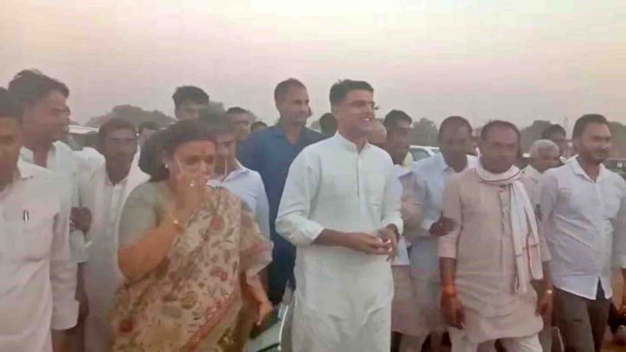 Rajasthan election: Pilot reached Dausa before Priyanka's meeting