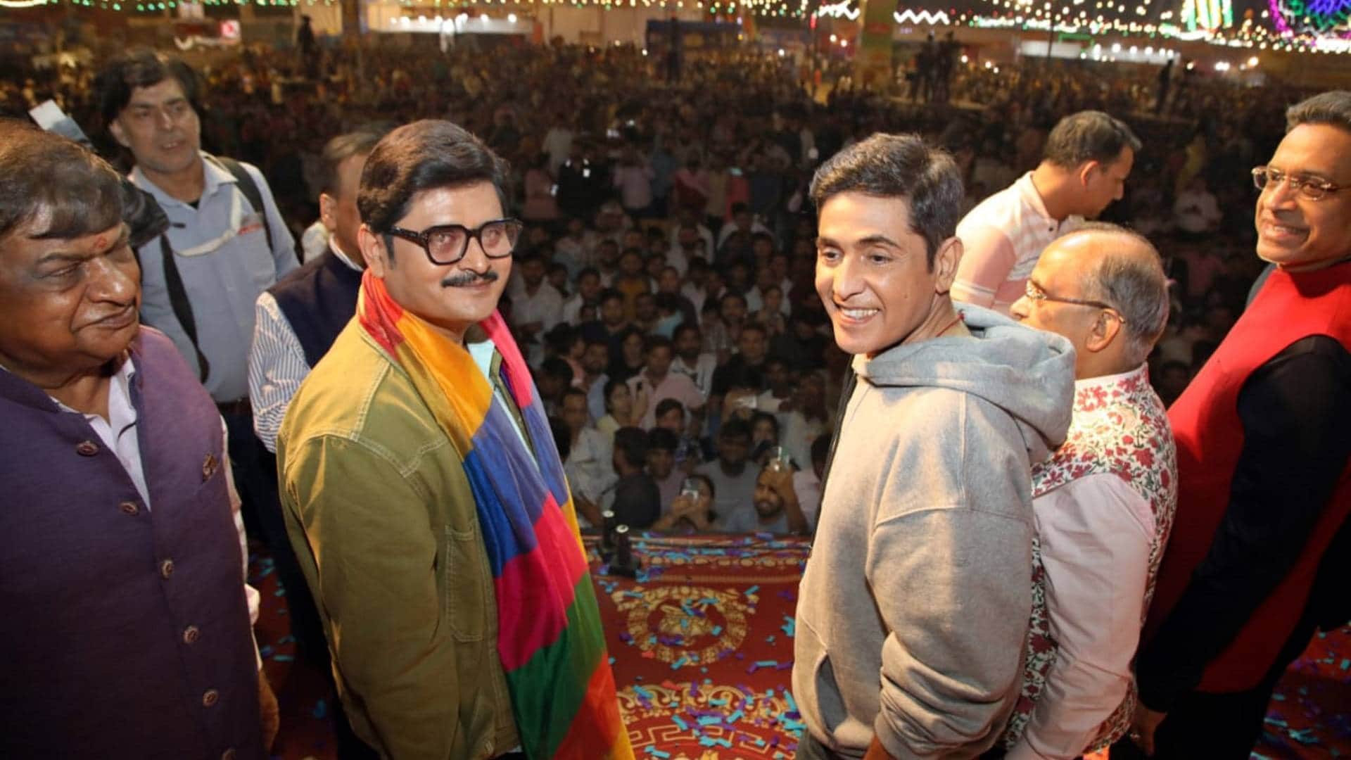 Bhabiji Ghar Par Hain Aasif Sheikh and Rohitashv Gour participated in Luv Kush Ramlila at Red Fort express Joy