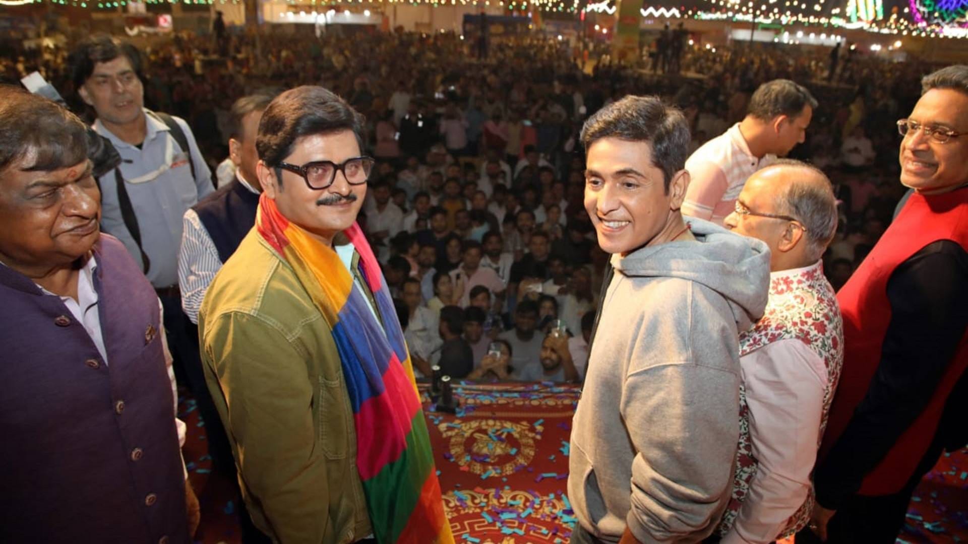 Bhabiji Ghar Par Hain Aasif Sheikh and Rohitashv Gour participated in Luv Kush Ramlila at Red Fort express Joy