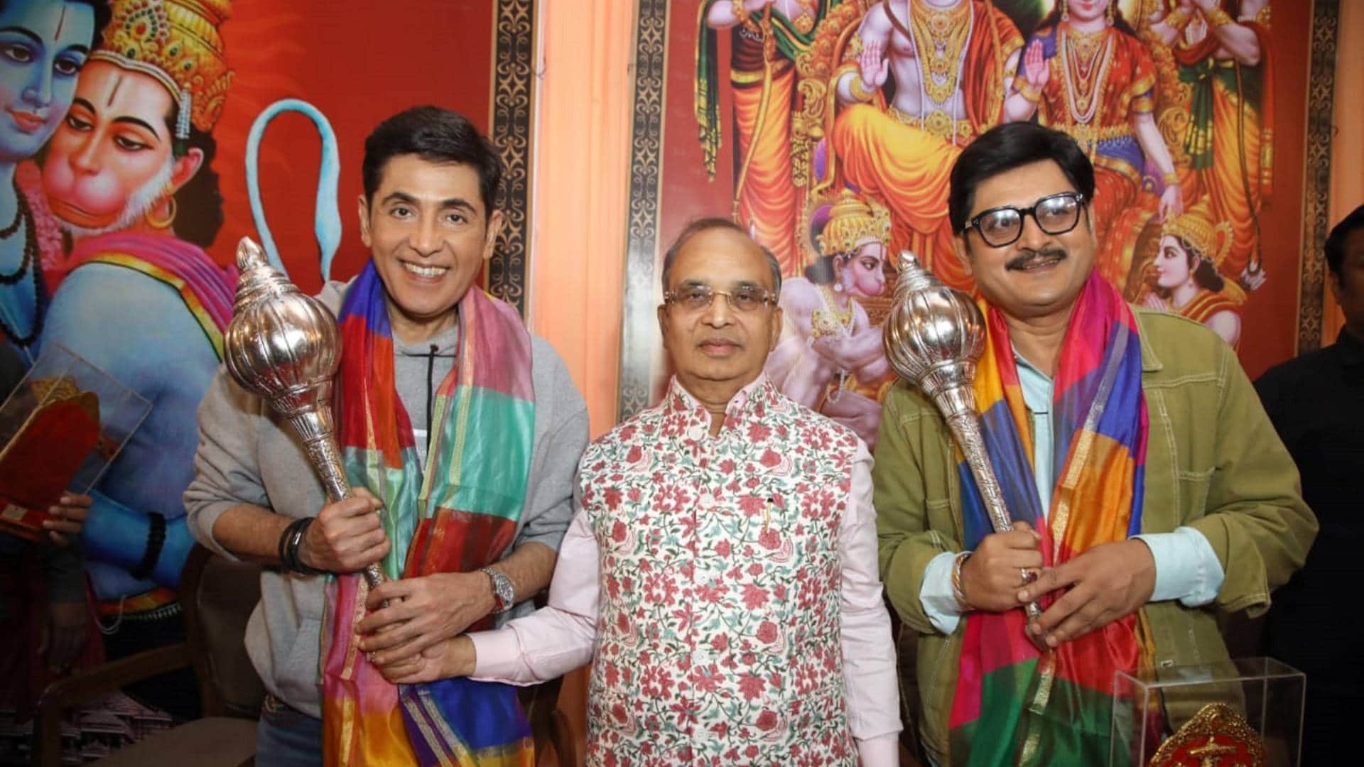 Bhabiji Ghar Par Hain Aasif Sheikh and Rohitashv Gour participated in Luv Kush Ramlila at Red Fort express Joy