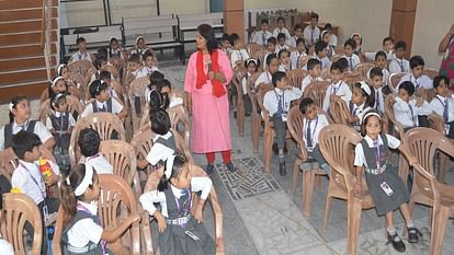 Amar Ujala Foundation Good touch bad touch awareness program held in school