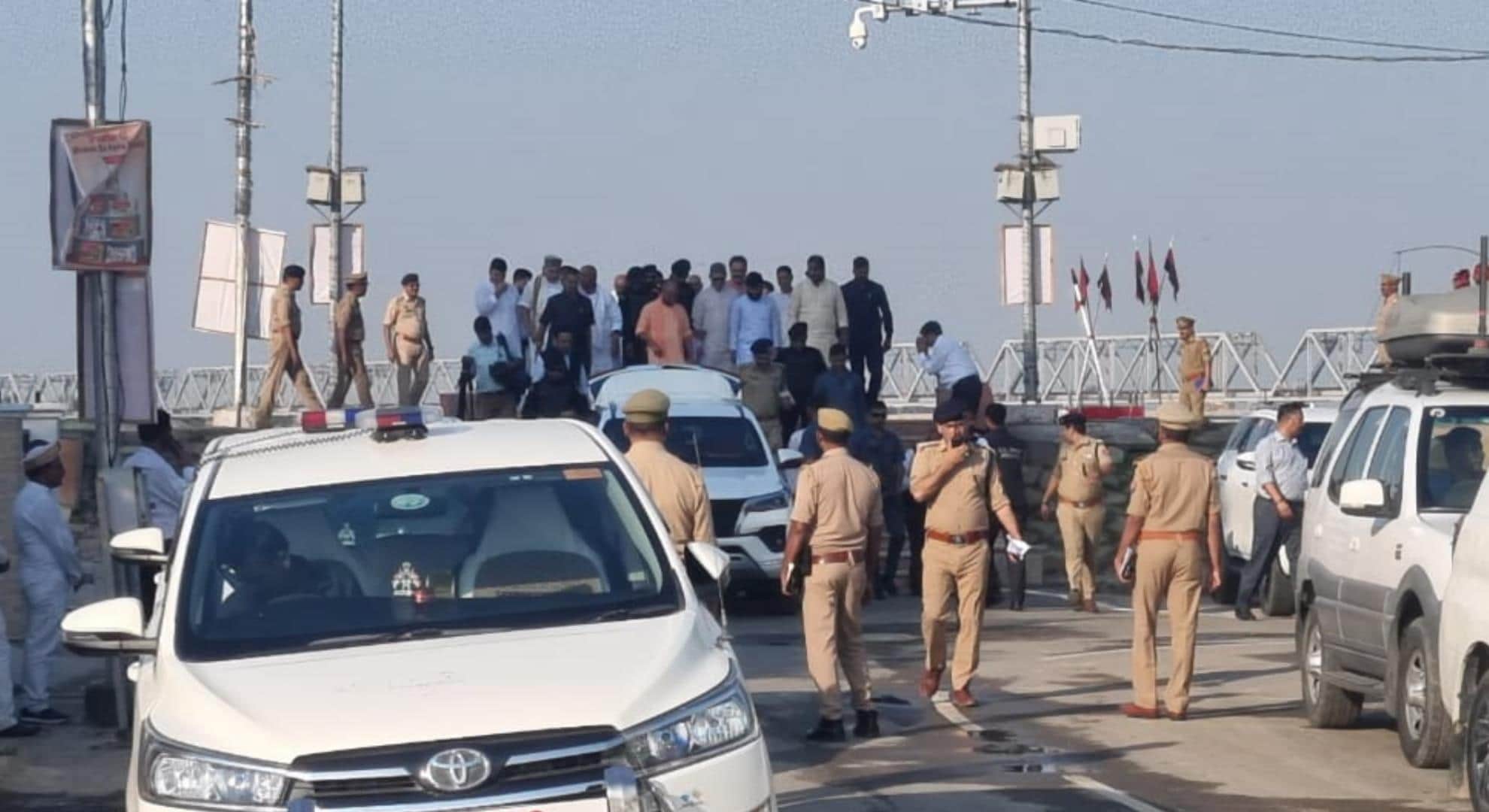 See CM Yogi Adityanath's Ayodhya visit in pictures