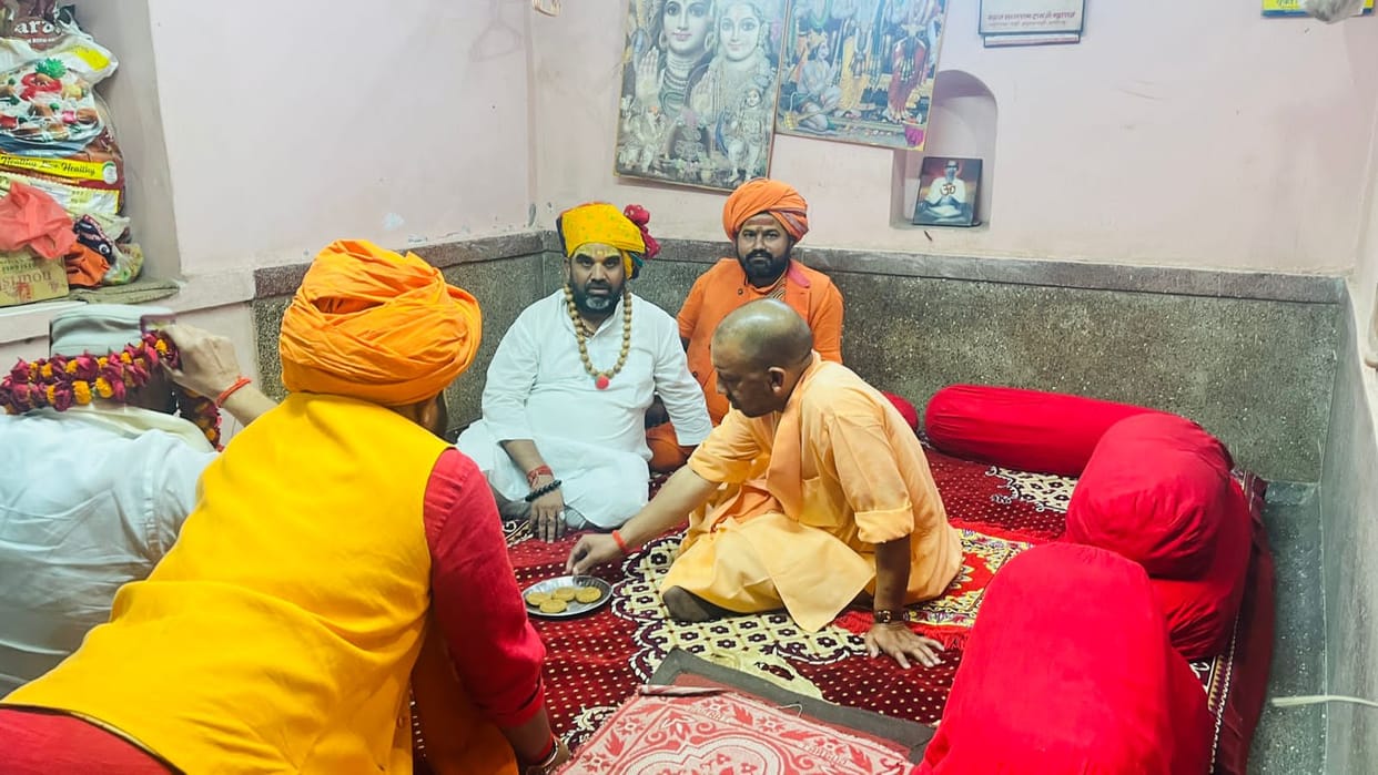 See CM Yogi Adityanath's Ayodhya visit in pictures