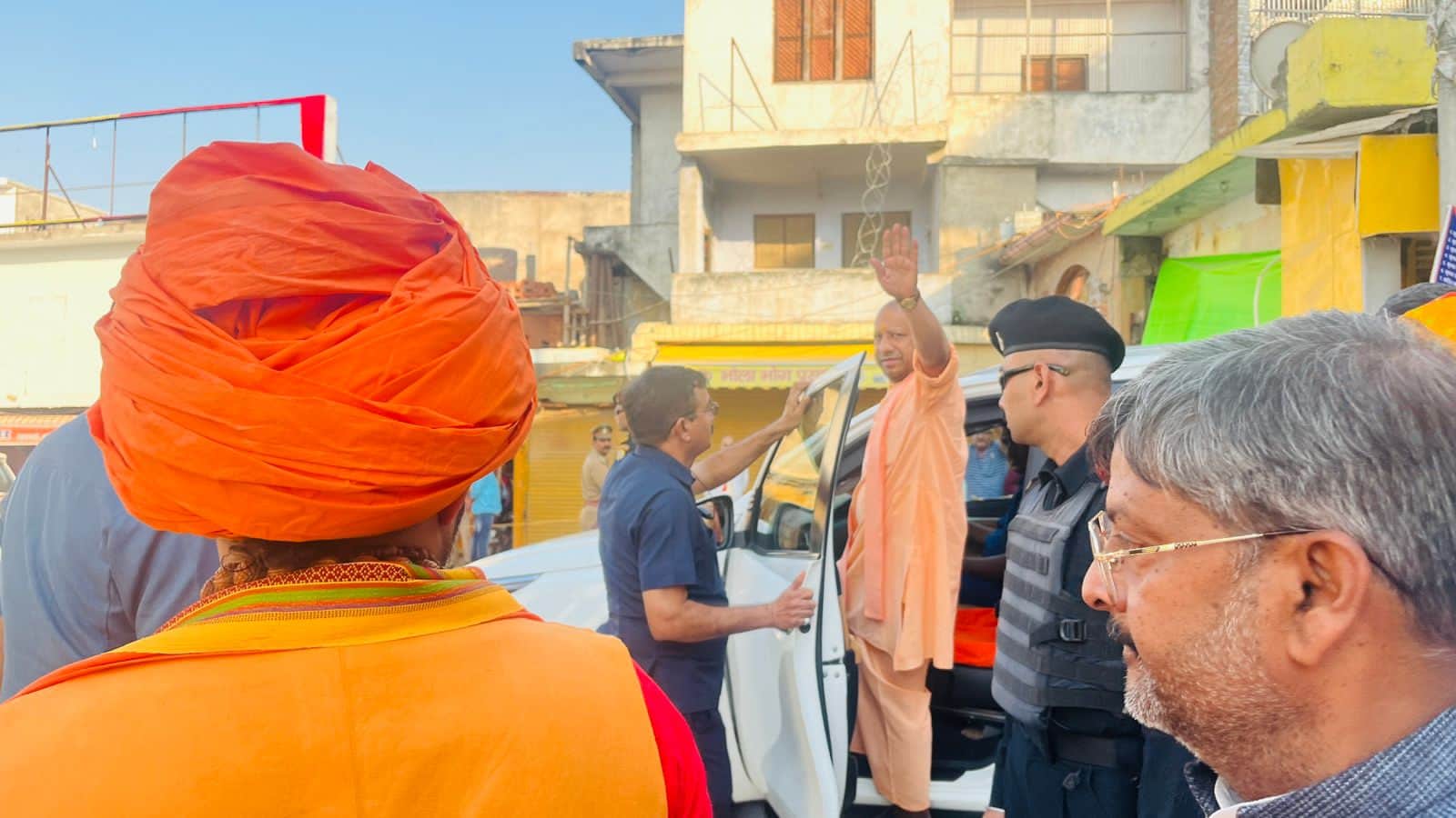 See CM Yogi Adityanath's Ayodhya visit in pictures