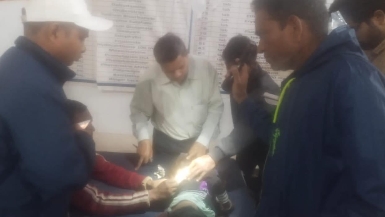 Eight years old girl injured in leopard attack in katarniaghat in Bahraich.