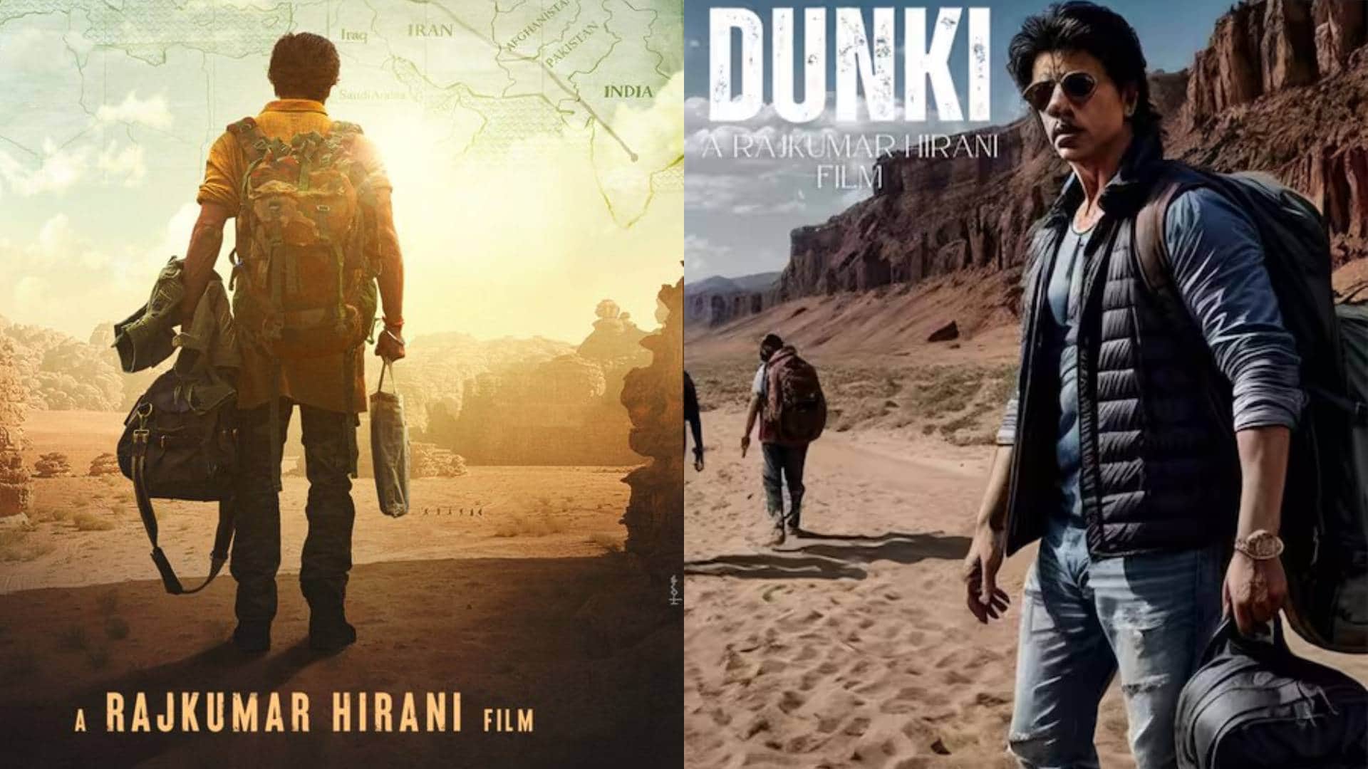 Dunki Two New Heartwarming Posters out Rajkumar hirani shah rukh khan wishes fans on diwali in a best way