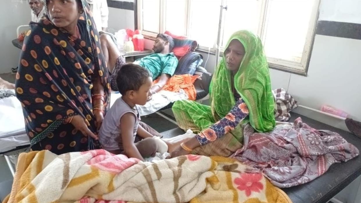 bullies opened fire at the house Due to election dispute in Chhatarpur