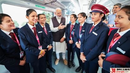 Namo Bharat Rapid Rail Well done Daughters took command Resham drove train Namo Bharat ran at speed of 152