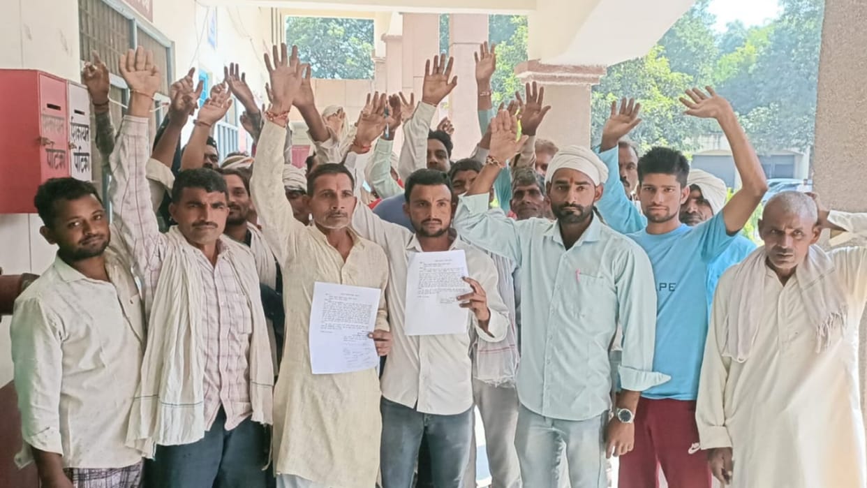 Villagers of Shamli accused Haryana bullies of land grabbing and demanded action