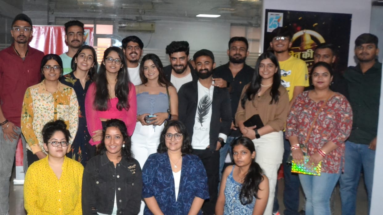Amar Ujala Samvad: Social media influencers shared experiences with students in Rohtak