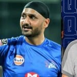 Harbhajan Singh & Aaron Finch
