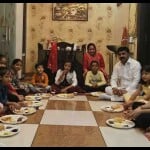 कुरुक्षेत्र में लोगों ने किया कंजक पूजन।