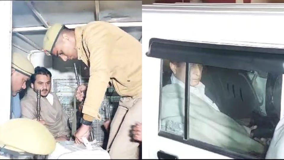 Azam fears encounter: Adeeb Azam refuses sit police car, gets emotional after meeting father and brother
