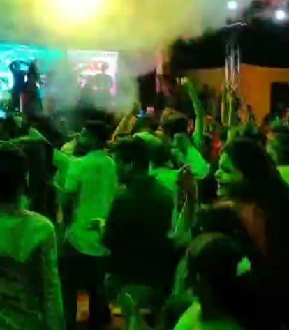Bihar News : nitish kumar bihar JDU party MLA Gopal Mandal now dances in dandiya night dashahara 2023