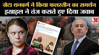 Greta Thunberg supported Palestine, Israel responded sarcastically