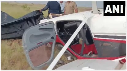 Maharashtra Pune Training Aircraft crash near Gojubavi Village news and updates