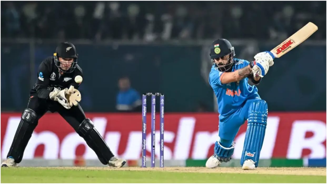 Match between India and New Zealand in the semi-finals of the World Cup