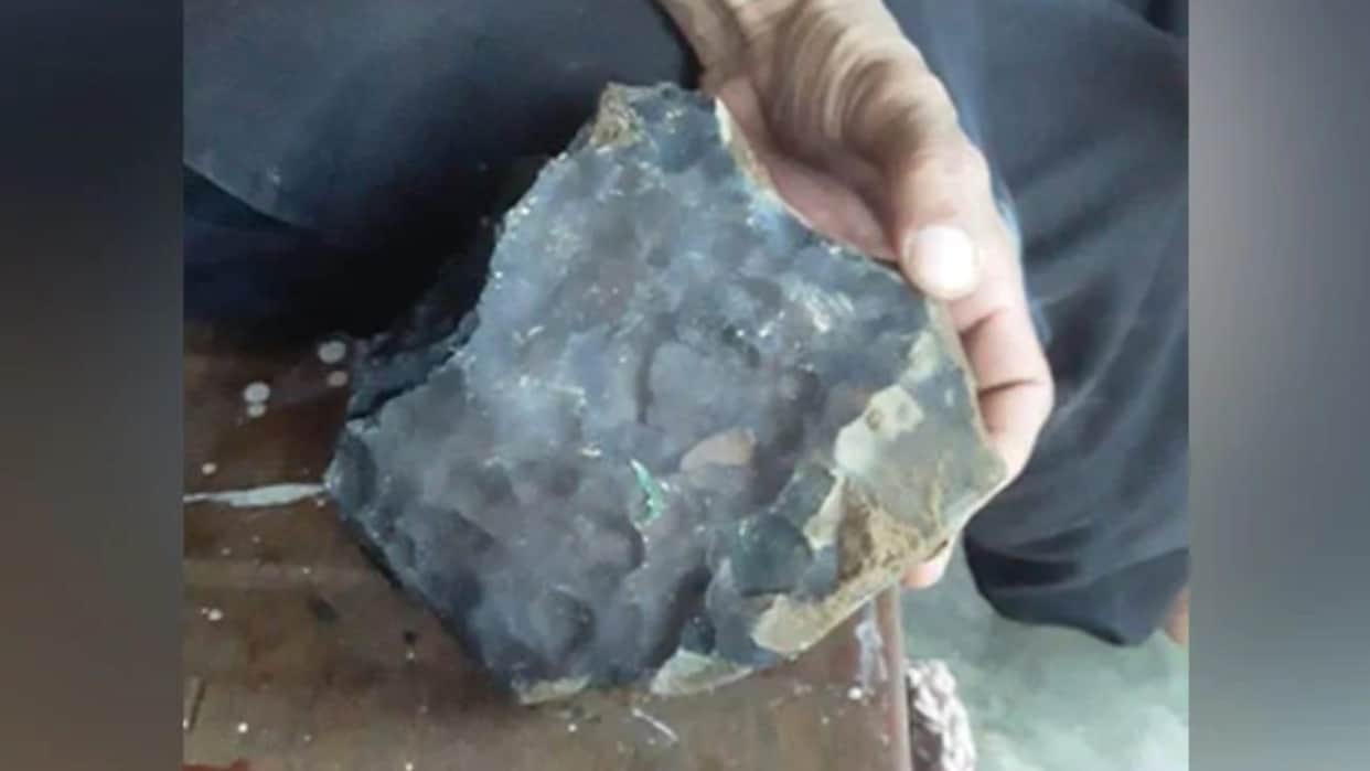 Indonesian man becomes millionaire after meteorite crashes through his roof