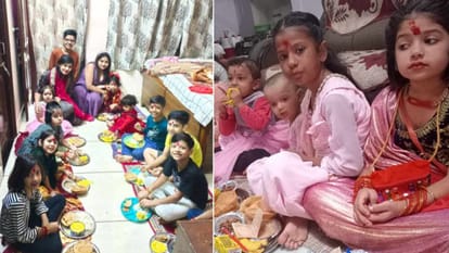 People celebrated Durga Ashtami with Kanjak pooja in Kurukshetra
