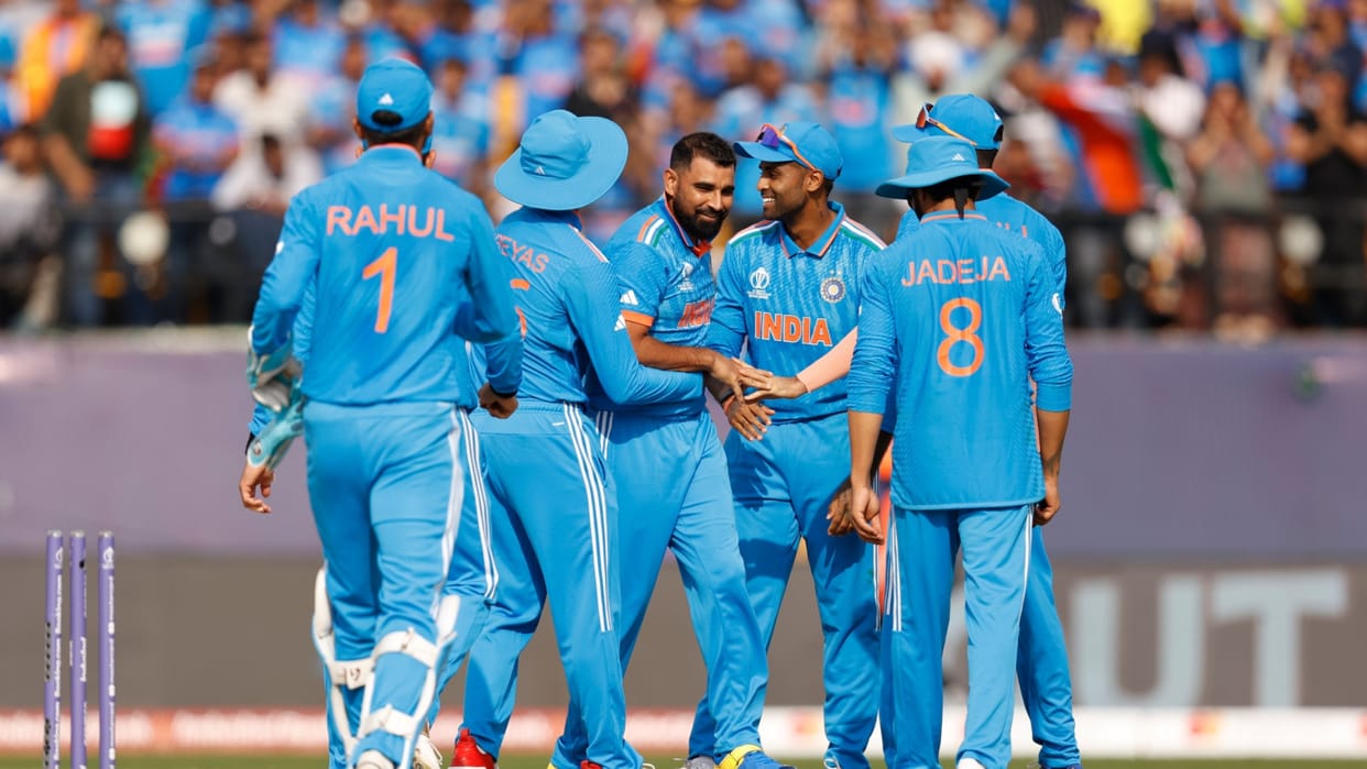 IND vs NZ wc 2023 Mohammed Shami wicket World Cup India vs New Zealand Shami conversation with elder brother