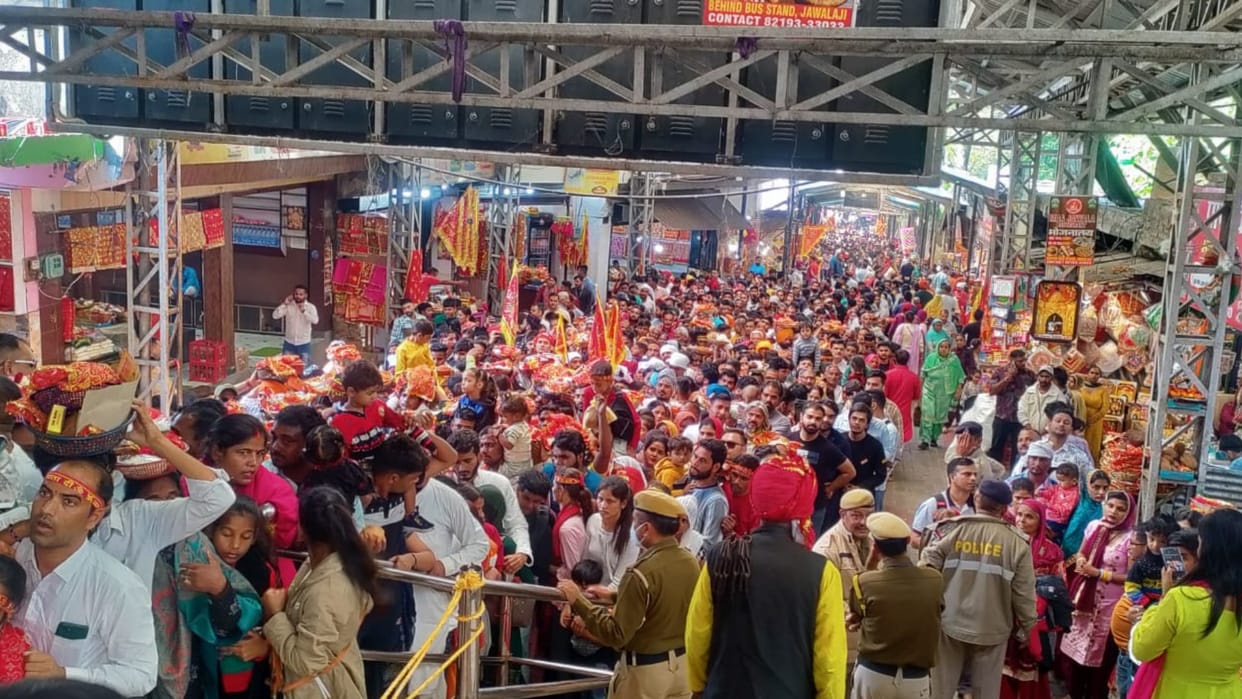 57 thousand Devotees pay Obeisance at shakti peethas in himachal pradesh on durga ashtami