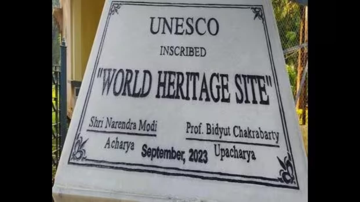 West Bengal: Rabindra Nath Tagore name missing UNESCO tag plaques Shanti Niketan