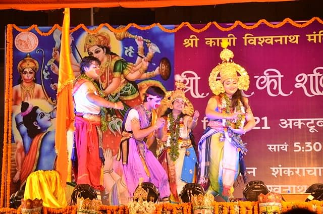 श्री काशी विश्वनाथ धाम में साकार हुआ राम की शक्ति पूजा का मंचन