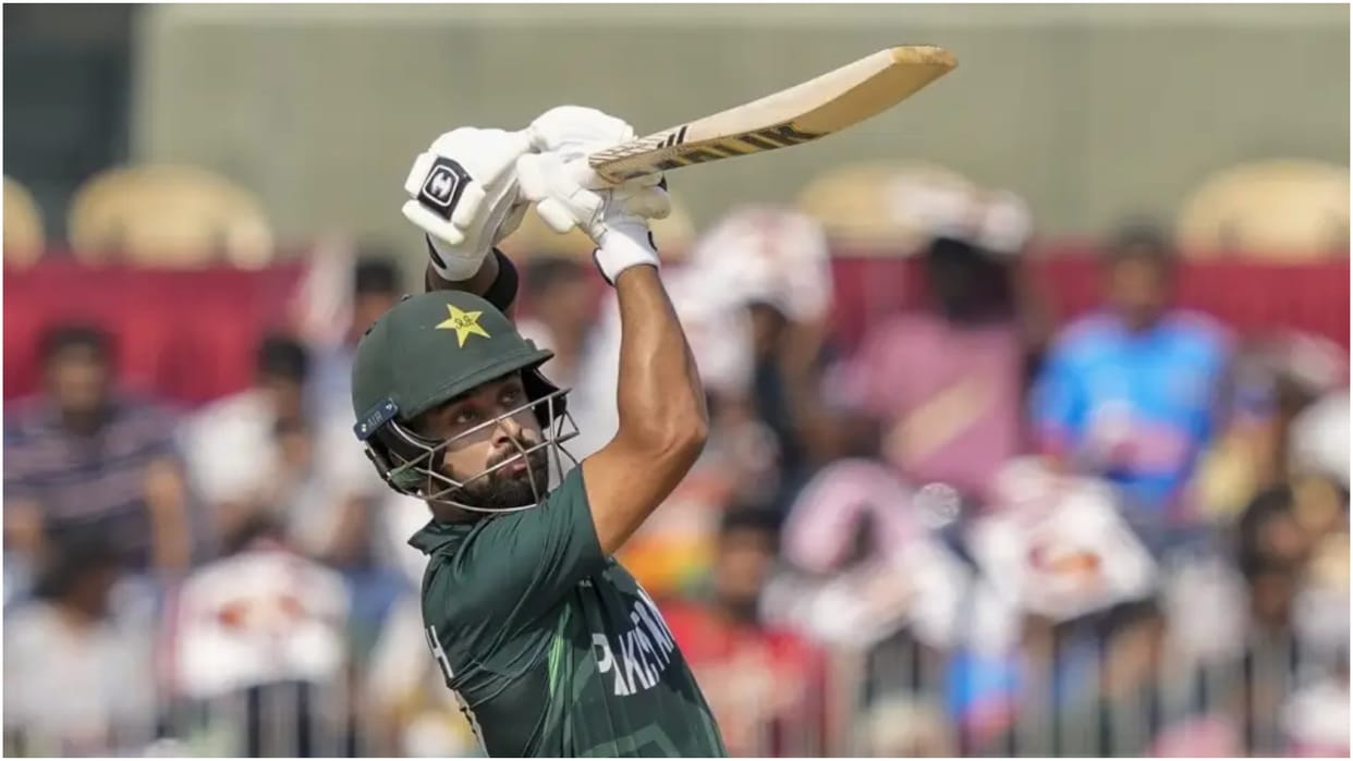 Pakistan hit sixes for the First time in Powerplay in ODI WC 2023 Match Against Afghanistan Abdullah Shafique