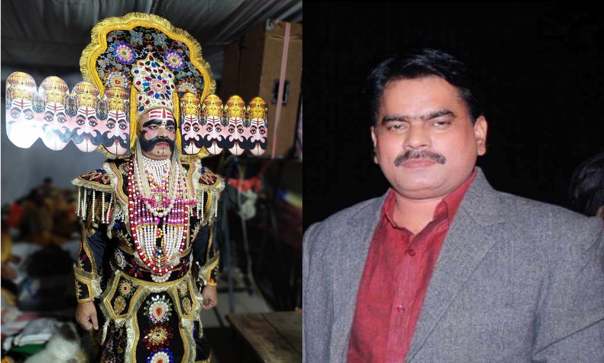 Ramleela 2023, The character of Ravana comes alive with the dialogues of Sanjeev, played the role 600 times