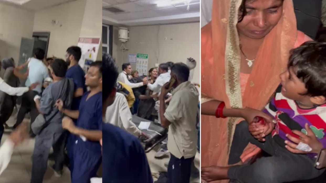 Junior doctors beat attendants and child continued to suffer from pain in Meerut Medical College