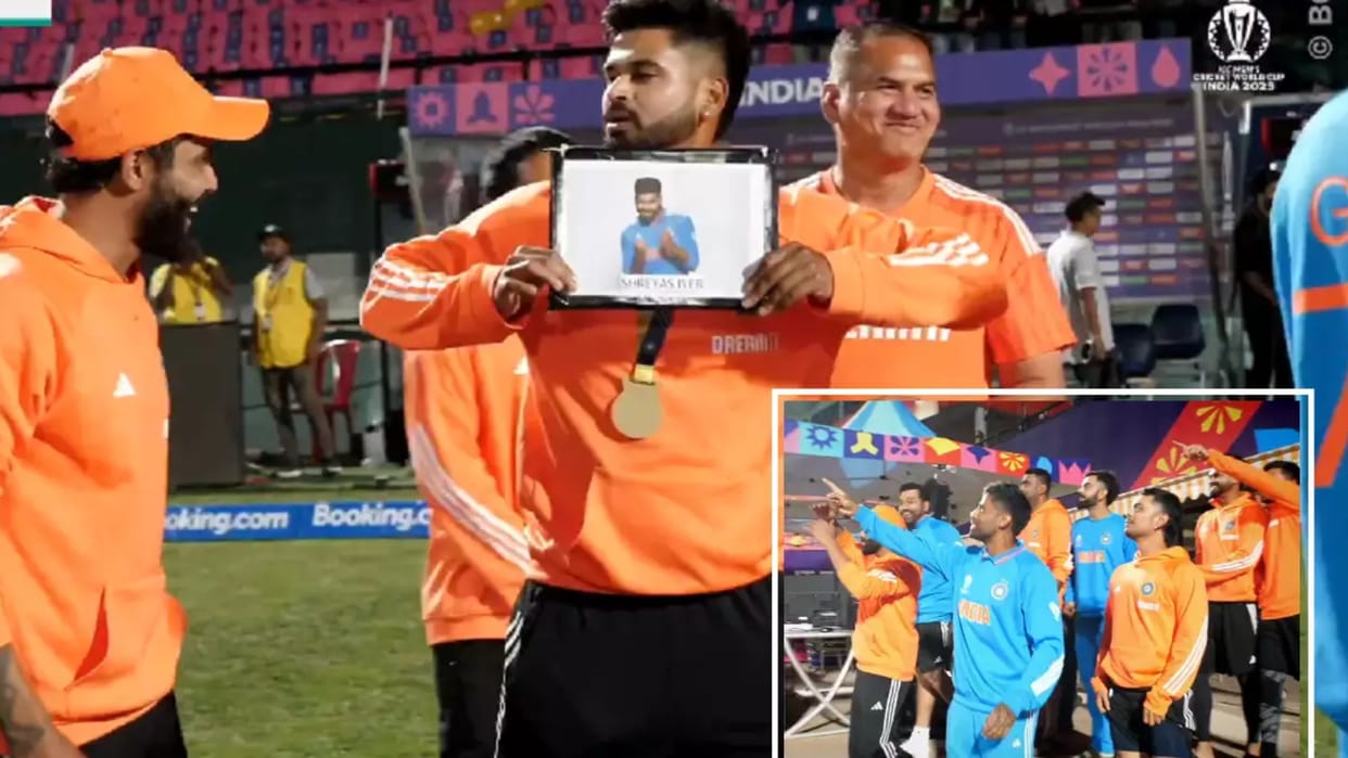 WC 2023, IND vs NZ: After big screen, now spider camera has chosen India's best fielder Shreyas Iyer, VIDEO