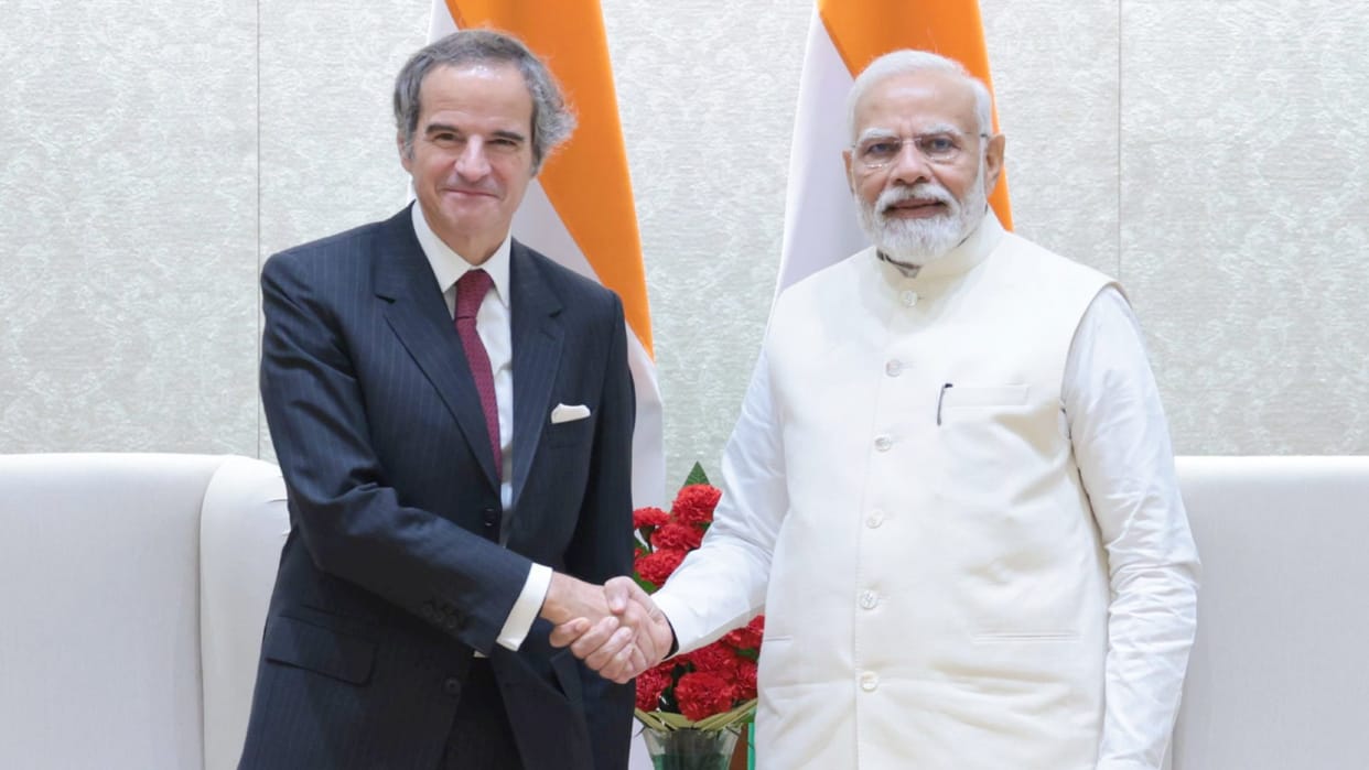 IAEA director general calls on PM Modi, praises India's record as responsible nuclear power