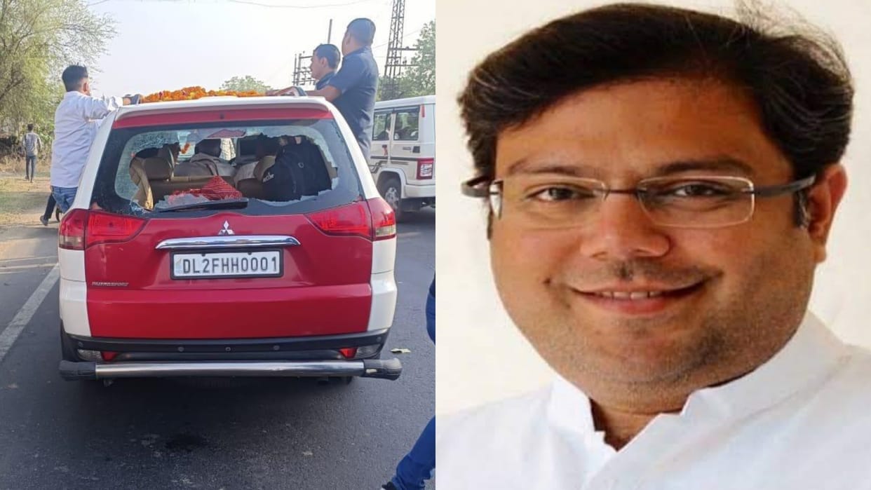 Rajasthan Election Congress MLA Danish Abrar car attacked