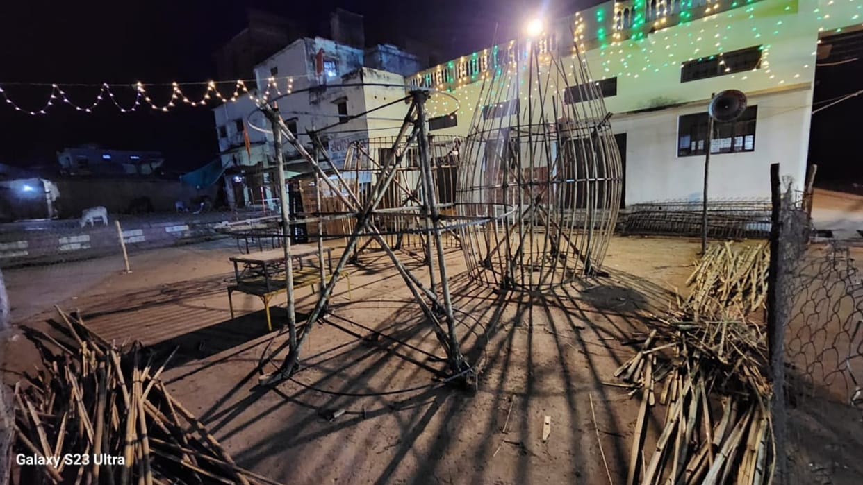 Unique effigy of Dashanan prepared in Chhatarpur