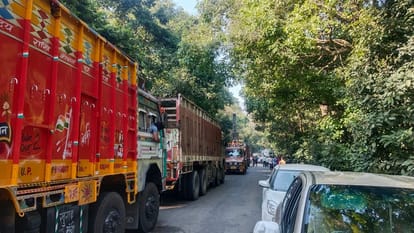 Truck collides with container on highway in Pilibhit