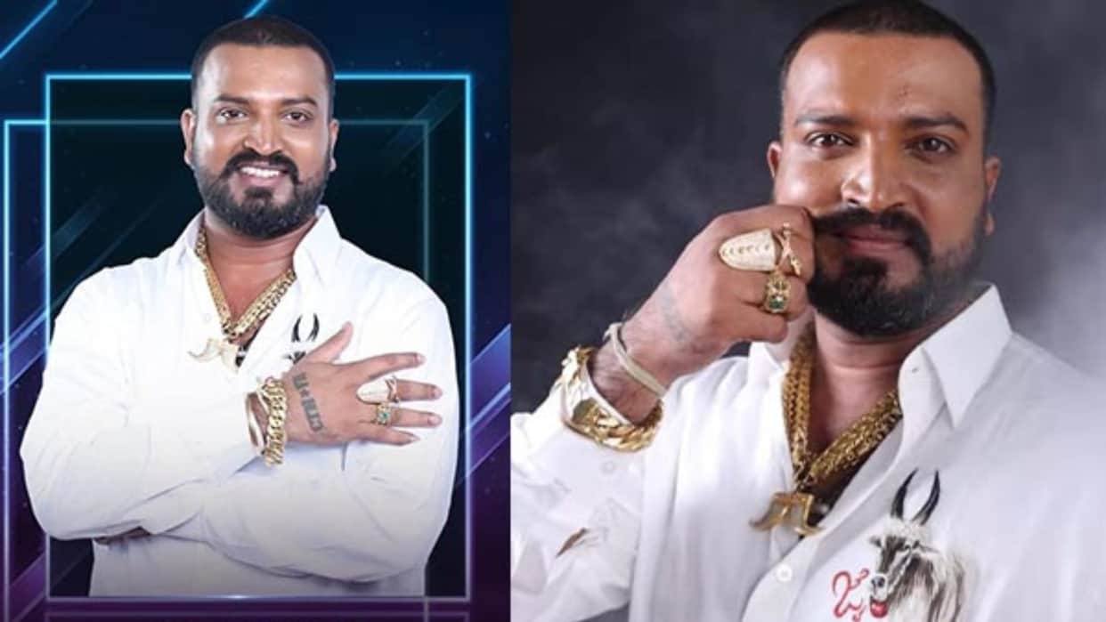 Kannada Bigg Boss 10 Varthur Santhosh Arrested from Kiccha Sudeep Show Wearing Tiger Claw Locket in episodes