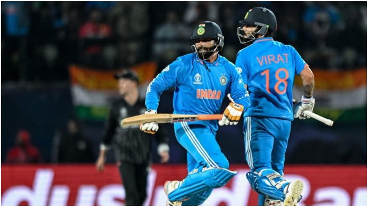 World Cup 2023 ind vs nz virat kohli and ravindra jadeja partnership team india record