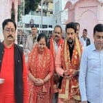 अनुराग ठाकुर ने शक्तिपीठ ज्वालामुखी में किया कन्या पूजन