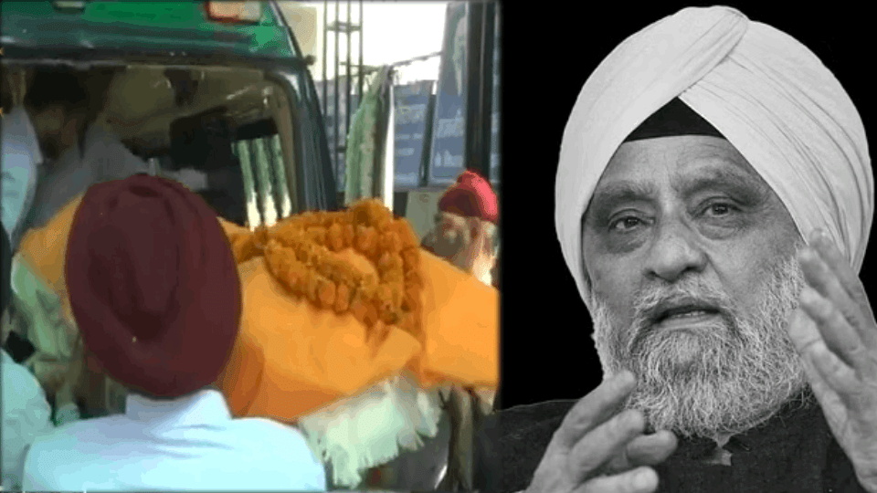 funeral of great spinner Bishan Singh Bedi is taking place at Lodhi Ghat Delhi