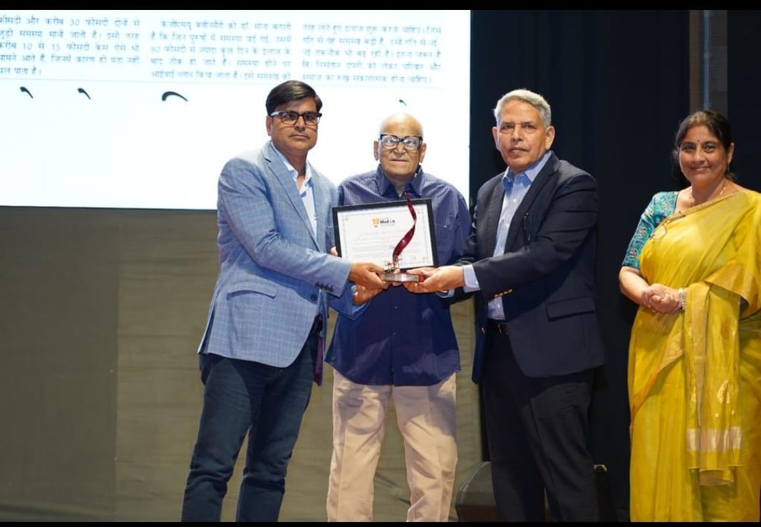 Lucknow: Chandrabhan Yadav of Amar Ujala gets Laadli Media Award