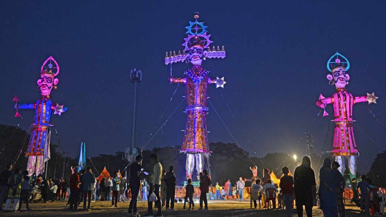 The tallest effigy of Ravana will be burnt in Sector 46 Mandi Ground in Chandigarh