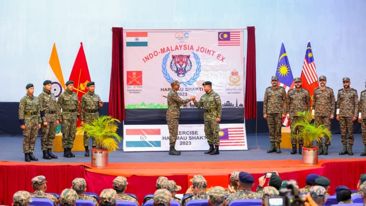 Harimau Shakti 2023 joint bilateral training exercise of Indian and Malaysian armies