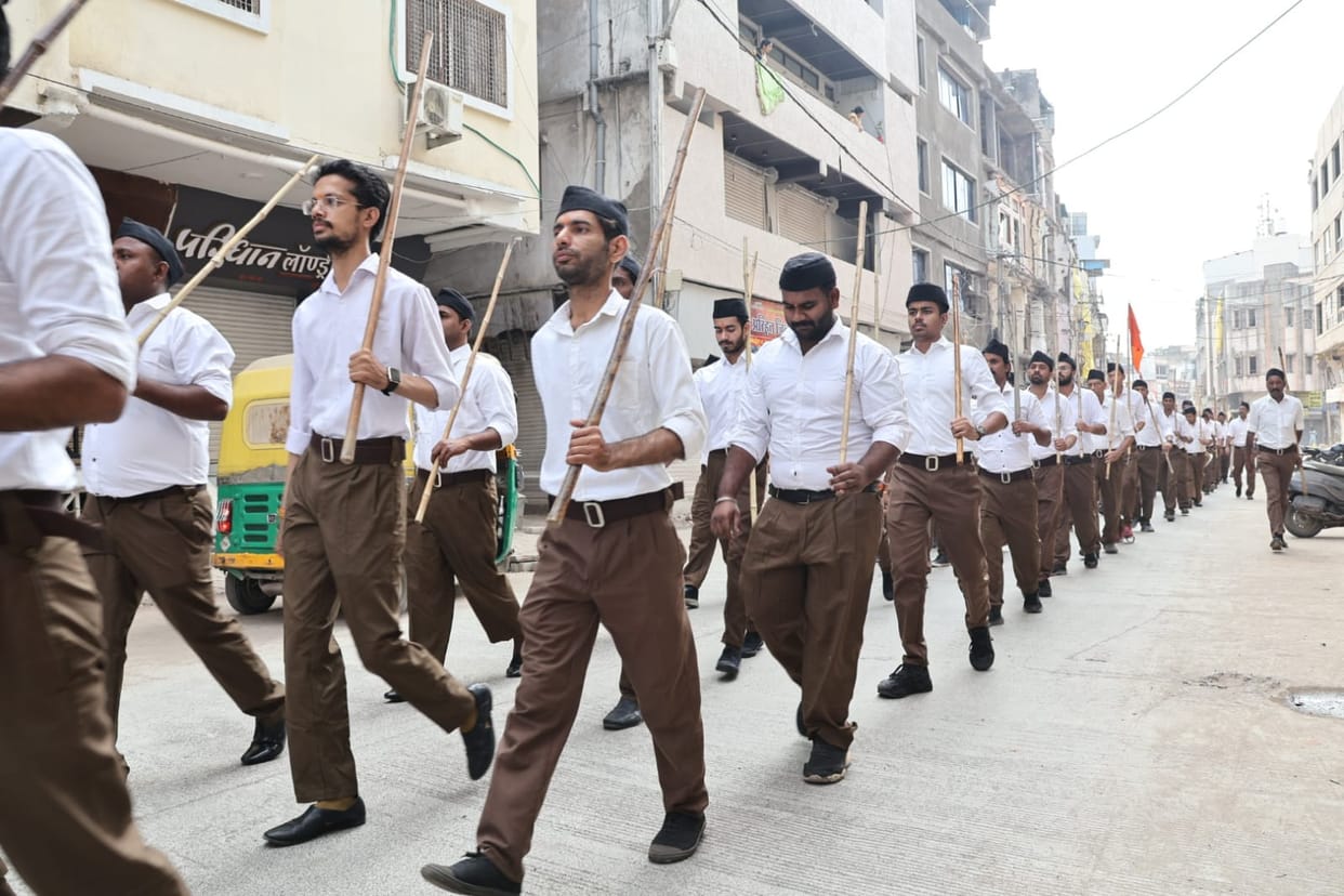 Indore: Street movements from different areas of Indore on Dussehra