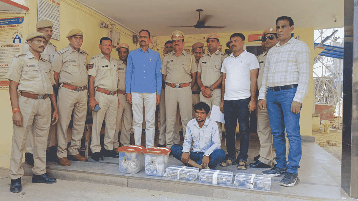 Jewelry worth lakhs of rupees stolen from Jain temple in Dausa