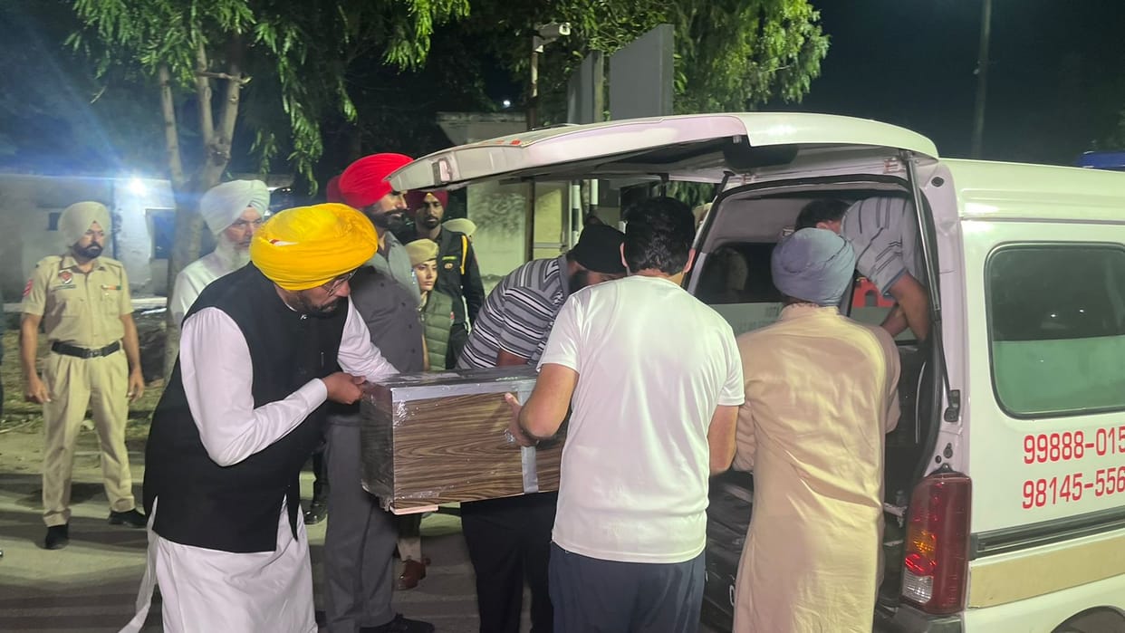 Dead body of Amritpal Singh of Jalandhar brought from Jordan