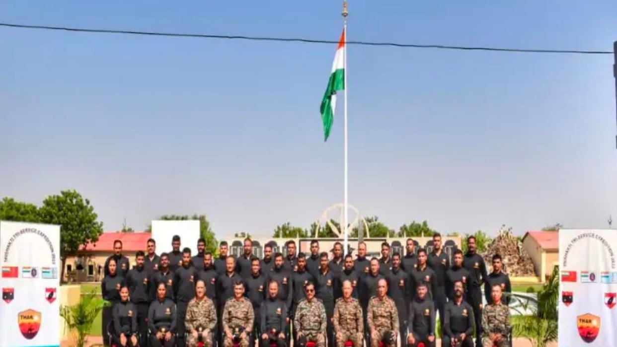 Rajasthan Jaisalmer All three armies covered three thousand kilometers in seven days