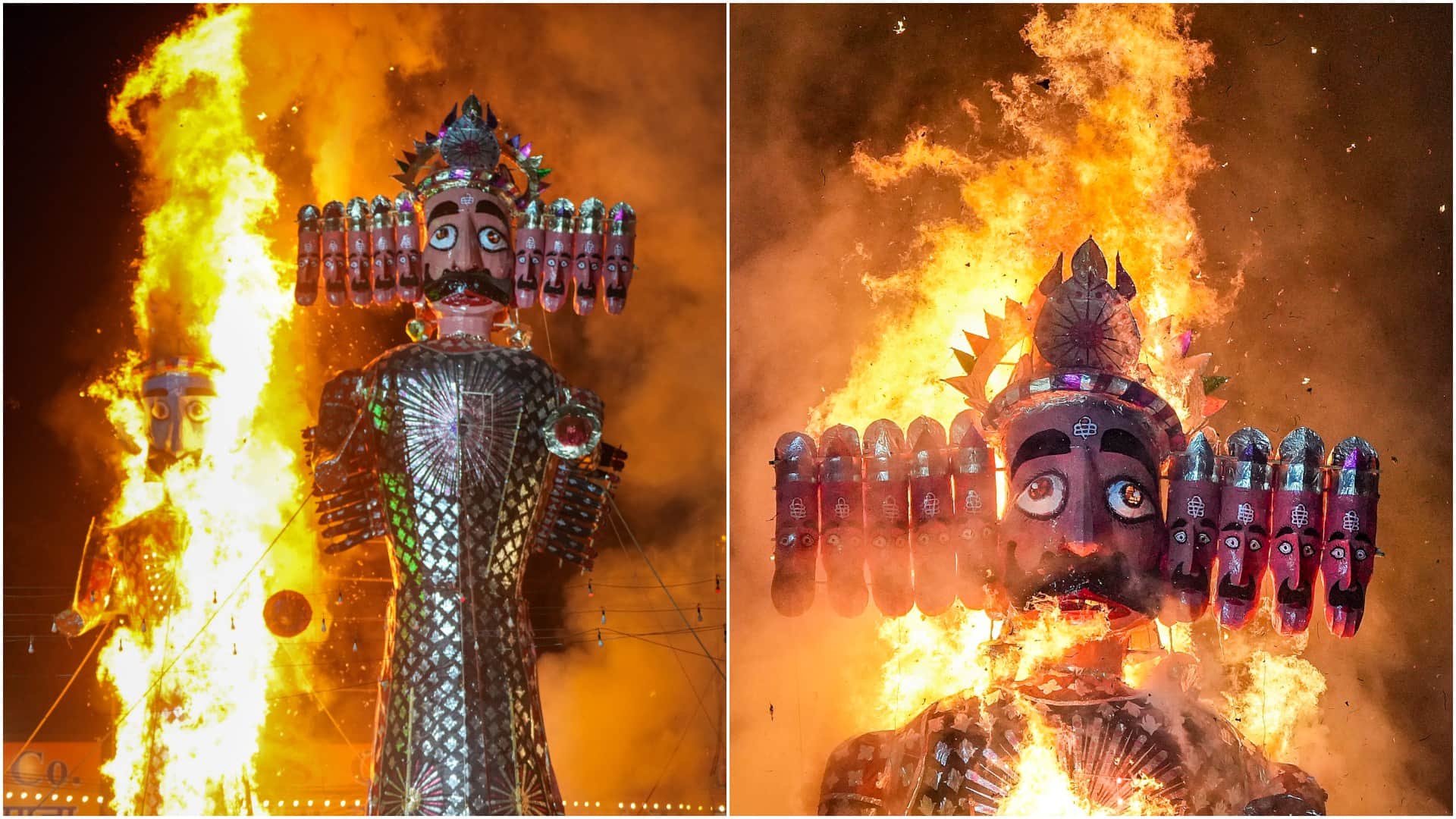 Dussehra in pictures Festivals celebrated across India Vijayadashami Durga Puja celebrated with enthusiasm